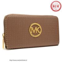 michael kors geperforeerd logo groot bruin portefeuilles Tassen Vintage splz6641